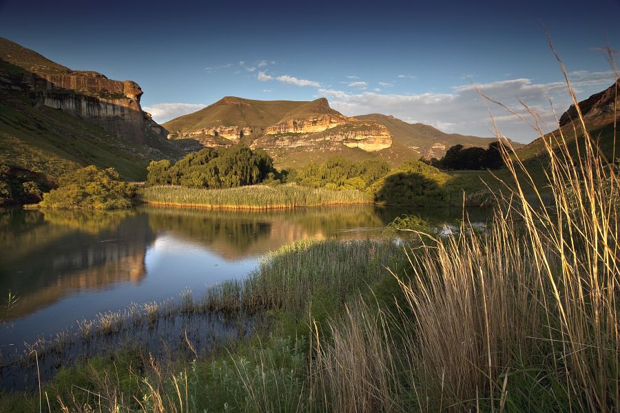 Trail guided hikes at Clarens in the Free State